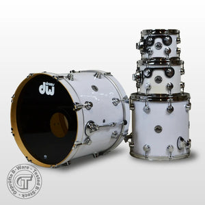 DW Collectors Maple Shell White Glass (20/14/10/08)