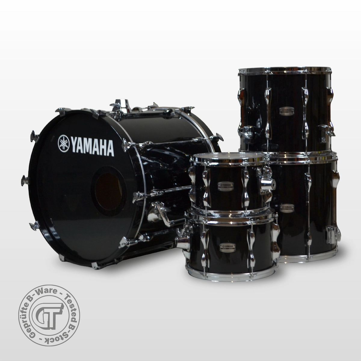 Yamaha Recording Custom Solid Black (22/14/16/12/10)